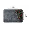 Winter - Hulst - Kerst - Beton Placemat vinyl groot -specs