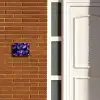 Paarse bladeren - Sierlijk Naambord Rechthoek middel -sfeer3-rechthoek-S