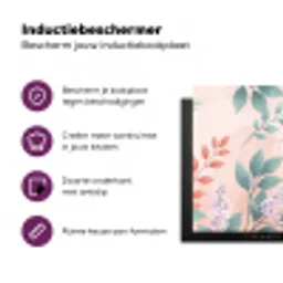 Kolibrie - Vliegen - Natuur - Illustratie - Kleurrijk Inductie beschermer vinyl 3mm klein -zzzzzzz-cc-usp