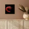 Garnaal - Rood - Dieren aluminium wit klein -sfeer4