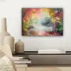 Landschap - Olieverf - Kleurrijk - Natuur canvas 2cm klein -sfeer6