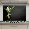 Lelietjes van dalen - Bloemen - Strik keuken achterwand spatscherm klein -3d_website