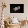 Hotdog - Porselein - Delfts blauw - Eten Wandkleed katoen klein -wsfeer5_kind