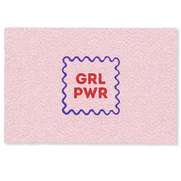 Grl pwr - Roze - Kader Deurmat klein -zkaufland3d