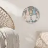 Kerst - Gnomen - Pastel Akoestische PET Vilt - Rond klein -sfeer4