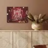 Jingle - Bells - Kerst - Rood PET vilt klein -sfeer4