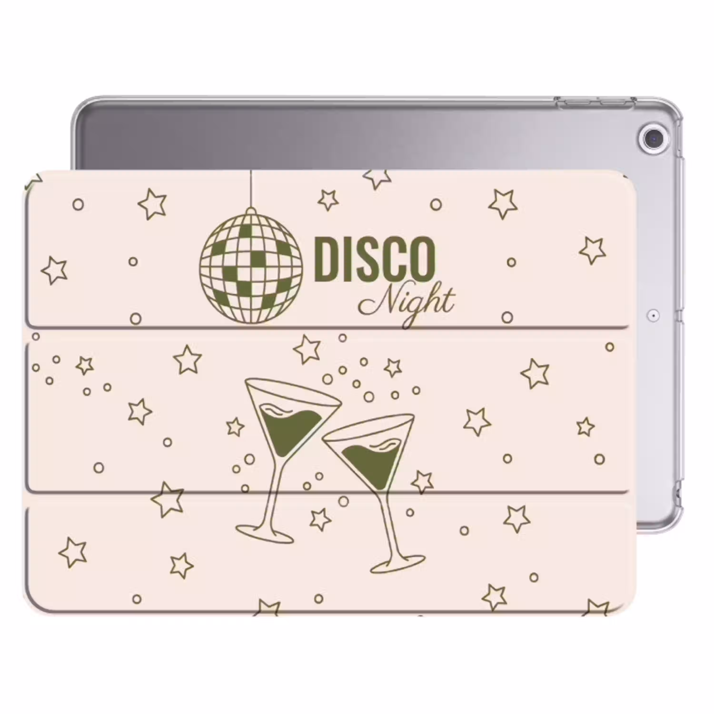 Feest - Disco - Drank - Illustratie - Groen Apple iPad 2017 middel -threedimensional_3d_global