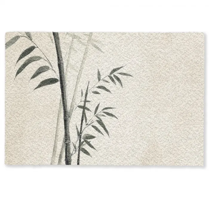 Japandi - Bamboe - Beige Deurmat klein -zkaufland3d