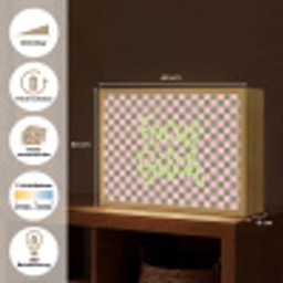 Focus - Vakken - Roze Light Box met batterij (Wandlamp) middel -USP_websiteoverzichtDE