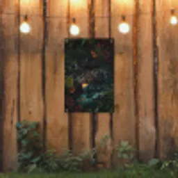 Kaketoe - Vogel - Vlinders tuinposter los doek klein -sfeer1