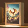 Draak - Auto - Bergen - Vuur Light Box met kabel klein -zzz_3d_website