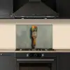 Verf - Kwast - Schilderij keuken achterwand spatscherm klein -sfeer1