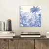 Tropisch - Jungle - Blauw aluminium wit klein -sfeer1