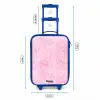 Roze glitter hartjes Kinderkoffer - Blauw klein -productfoto_formaten