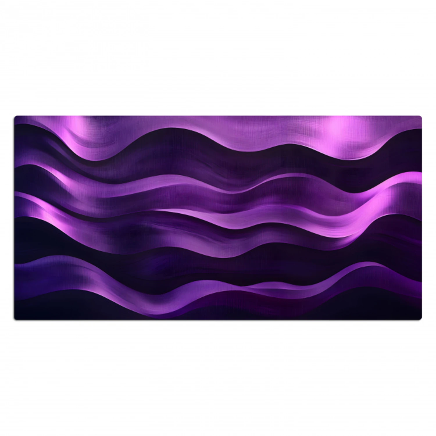 Golven - Abstract - Paars Muismat XXL klein -3d_leeg