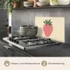 Aardbei - Minimalistisch - Rood - Fruit keuken achterwand spatscherm klein -usp_DE