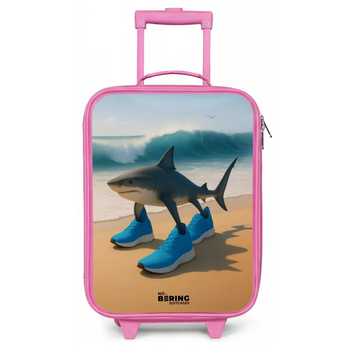 Tralalero tralala Kinderkoffer - Roze klein -zz3dotto