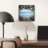 Kerstomlijsting - Sneeuw - Meerkleurig aluminium wit klein -sfeer5
