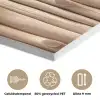 Hout - Stam - Lichtbruin PET vilt middel -closeup_NL