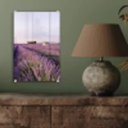 Lavendel - Landschap - Sereen - Paars plexiglas 5mm klein -sfeer3