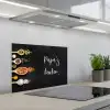 Quotes - Spreuken - Keuken - Papa's keuken - Papa keuken achterwand spatscherm klein -3d_schuin