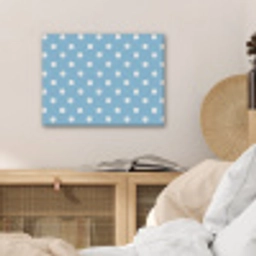 Polka - Dots - Blauw PET vilt klein 837 -sfeer3