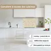 Abstract - Lijnen - Beige keuken achterwand 2 middel 865 -sfeer4_FR
