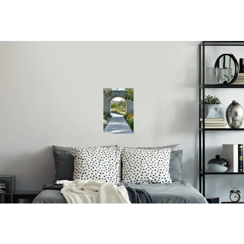 Doorkijk - Pad - Beton - Landschap Muursticker klein -slaapkamer