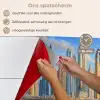 Skyline - Wolkenkrabbers - Water - Blauw keuken achterwand spatscherm klein -spatscherm_NL