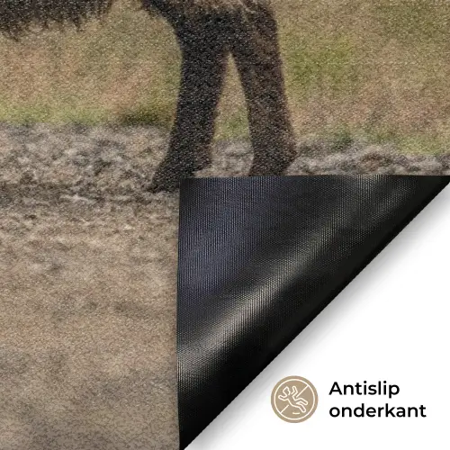 Schapen - Bruin - Wit - Grindpad Deurmat klein -antislip_NL