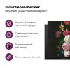 Stilleven met bloemen in een glazen vaas - Schilderij van Jan Davidsz. de Heem Inductie beschermer vinyl 3mm klein -zzzzzzz-cc-usp