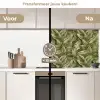 Bladeren - Modern - Groen keuken achterwand 2 middel 871 -voor-na2_NL