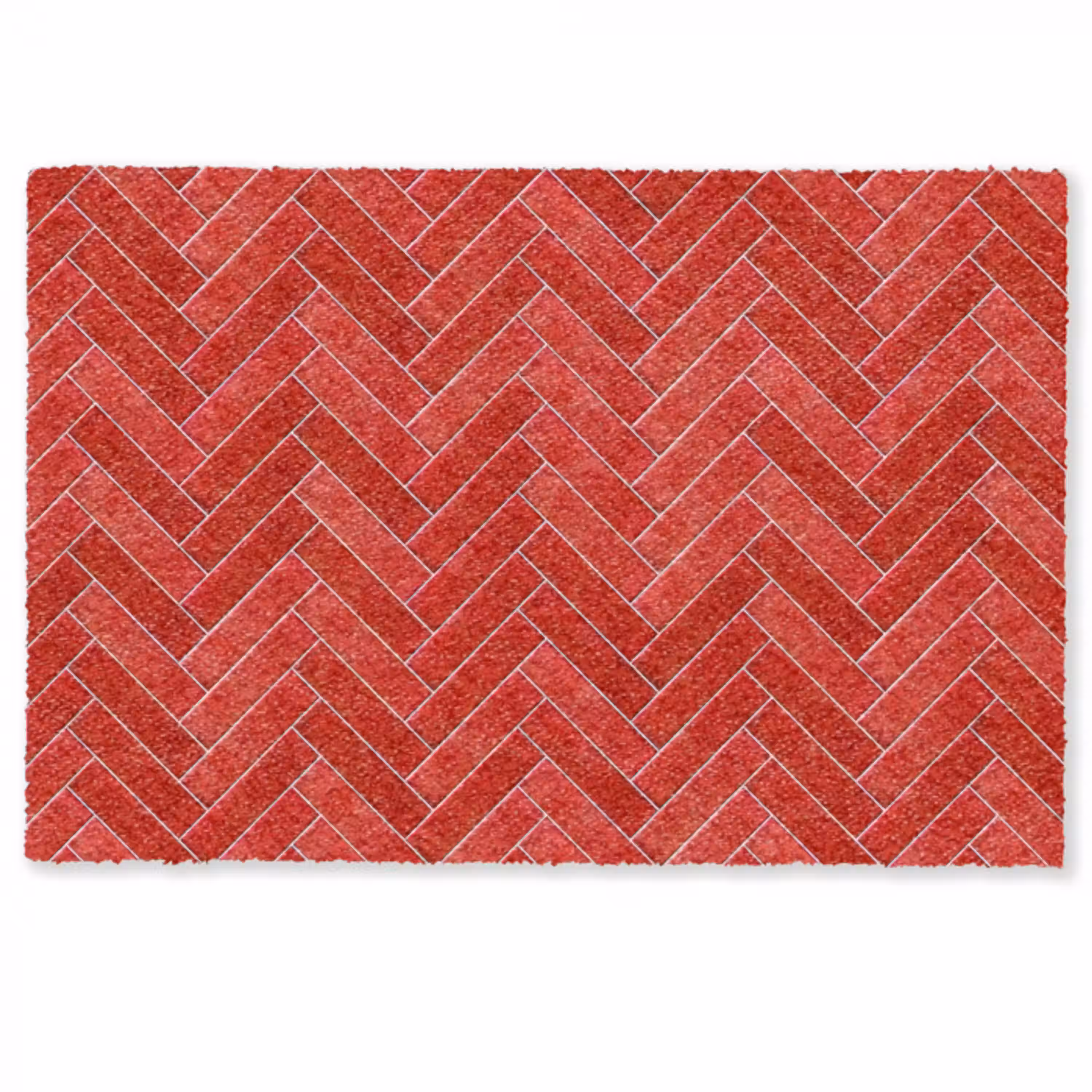 Visgraat - Tegel - Rood Deurmat klein 898 -zkaufland3d