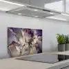 Goud - Paars - Marmer keuken achterwand spatscherm klein -3d_schuin