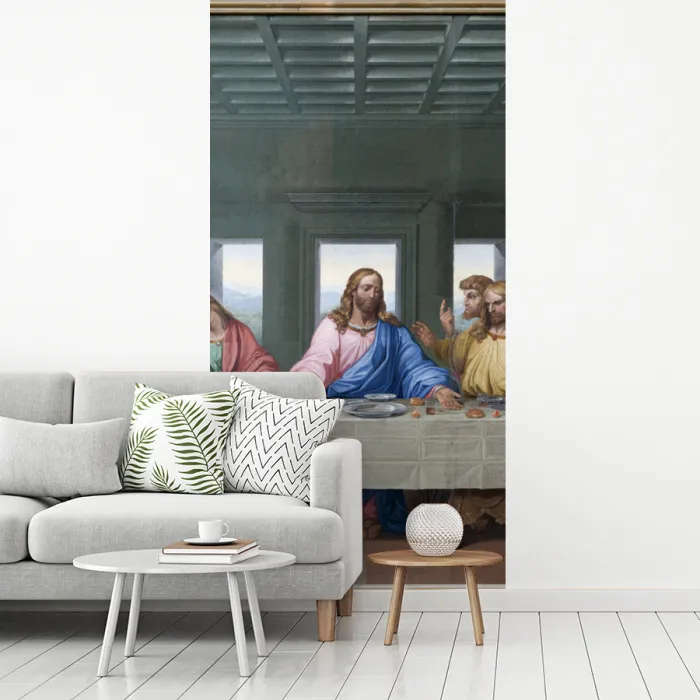 Het laatste avondmaal - Leonardo da Vinci fotobehang vinyl groot -woonkamer