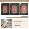 Lijnillustratie - Kersen - Tak - Wit Light Box met kabel (Tafellamp) klein -USP_dimbaarNL