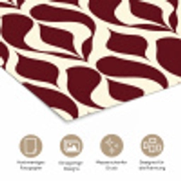 Rood - Druppelpatroon - Grafisch poster papier klein 62 -tcloseup_DE