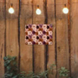 Bloemen - Abstract - Aardetinten tuinposter los doek klein 239 -sfeer1