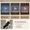 Abstract - Voetbal - Spatten - Roze Light Box met batterij (Wandlamp kind) middel -USP_lichtkleurNL