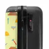 Bouwgereedschap patroon op lichtgele achtergrond NBS - Handbagage koffer - Kinderen Unisex middel -slot