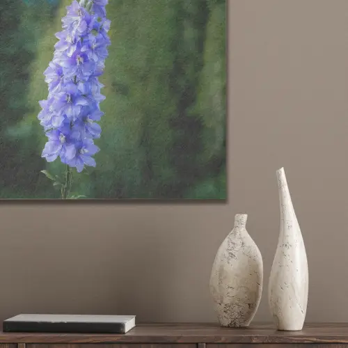 Bloemen - Blauw - Dennenboom PET vilt klein -sfeer6_closeup