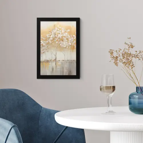 Bomen - Kunst - Acryl - Natuur fotolijst zwart zonder passe partout klein -sfeer4
