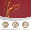 Bloem - Goud - Glazen Akoestische PET Vilt - Rond klein -closeup_NL