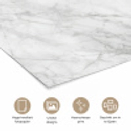 Klassiek - Marmer - Grijs poster papier klein 62 -closeup_NL