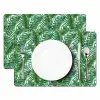 Tropisch - Palmbladeren - Groen Placemat vinyl groot 368 -zzsfeer2_Kitchenyeah-website