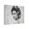 Edgy - Vrouw - Zwart - Wit PET vilt klein -3d
