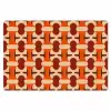 Geometrisch - Retro - Oranje Placemat vinyl groot 368 -zzsfeer1_Kitchenyeah-website