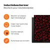 Zwart - Harten - Rood Inductie beschermer vinyl 3mm klein 276 -zzzzzzz-td-ups