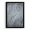 Beton - Grijs - Scheur fotolijst zwart zonder passe partout klein -3d