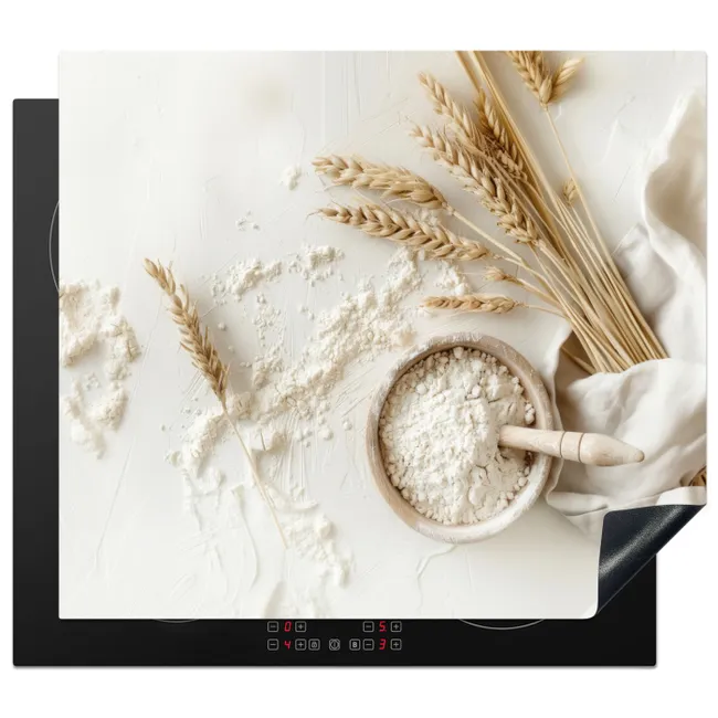 Inductiebeschermer - Bloem - Hout - Tarwe